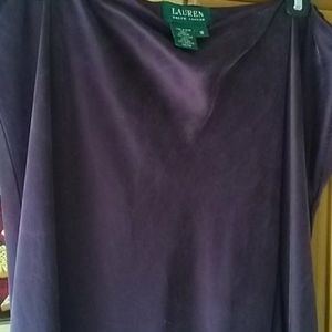 Lauren Ralph Lauren Silk Purple skirt sz 16